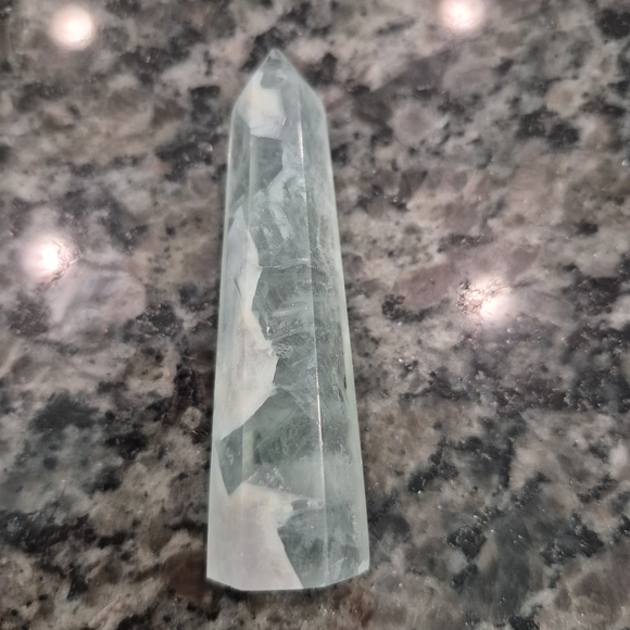 Natural Fluorite Crystal Point Obelisk Tower #K - Picture 7 of 10